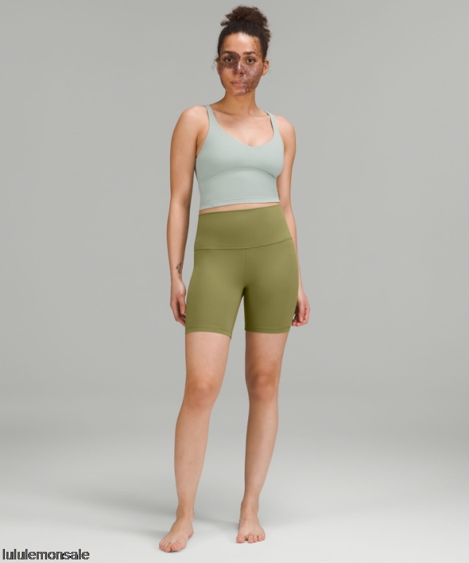 Lululemon Damen DELULU124 | Lululemon Deutschland Bronze Grün Ausrichten Hochhaus Kurz 6